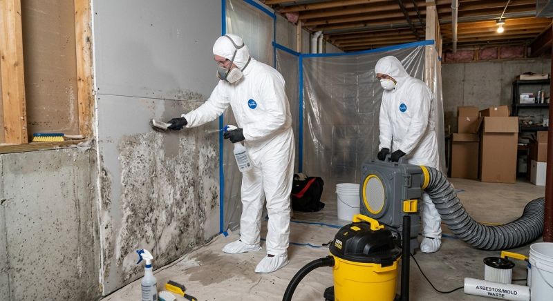 White Mold Mitigation in Dallas, TX